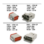 750 Pcs Deutsch DT Connector Plug Kit for 14 16 18 20 AWG Stamped Contact Kit