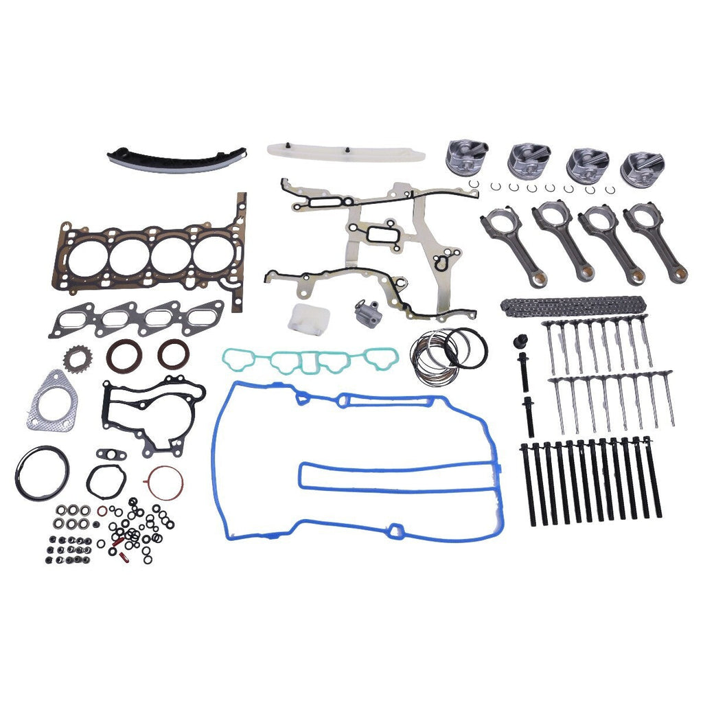 Engine Pistons Overhaul Rebuild Kit - Con Rods For 11-16 Chevy Cruze Buick 1.4L