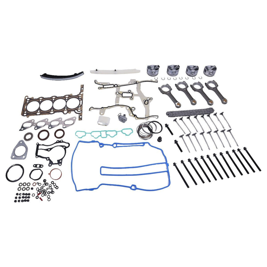 Engine Pistons Overhaul Rebuild Kit - Con Rods For 11-16 Chevy Cruze Buick 1.4L