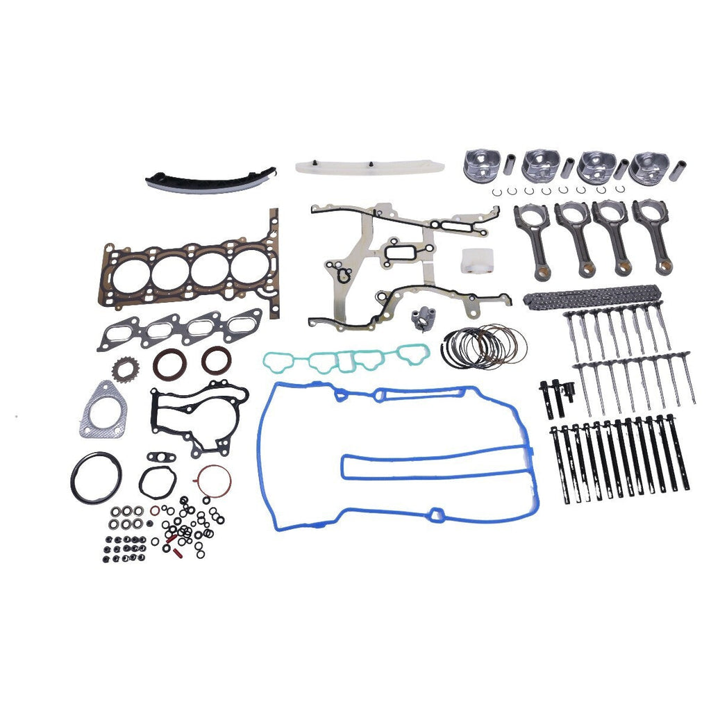 Engine Pistons Overhaul Rebuild Kit - Con Rods For 11-16 Chevy Cruze Buick 1.4L