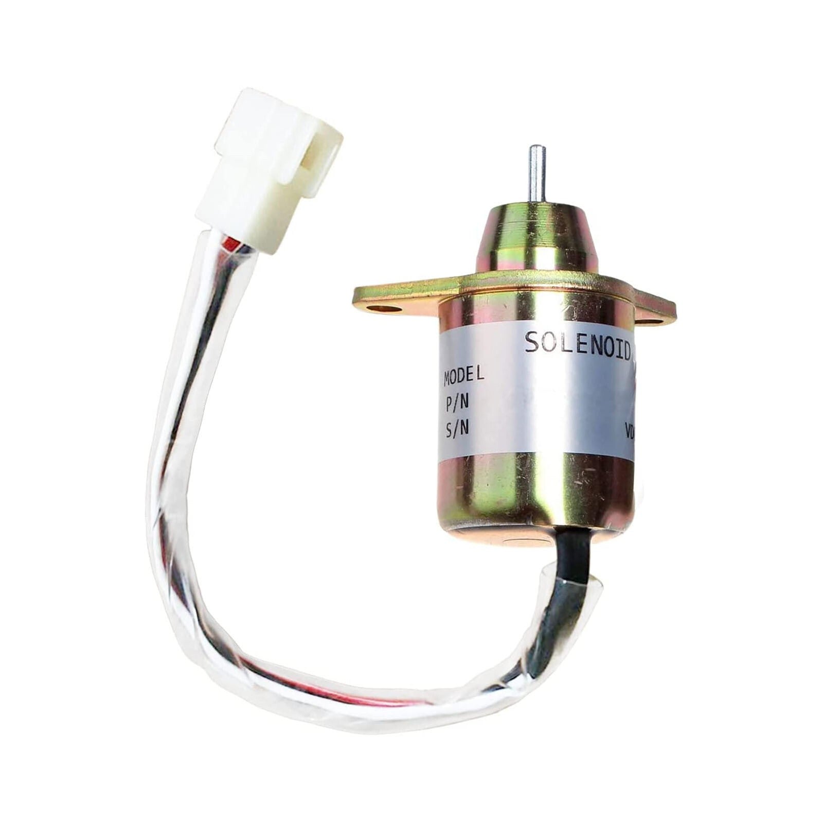 12V Fuel Shut Off Stop Solenoid Valve 2503531 for Yanmar Cummins Excavator