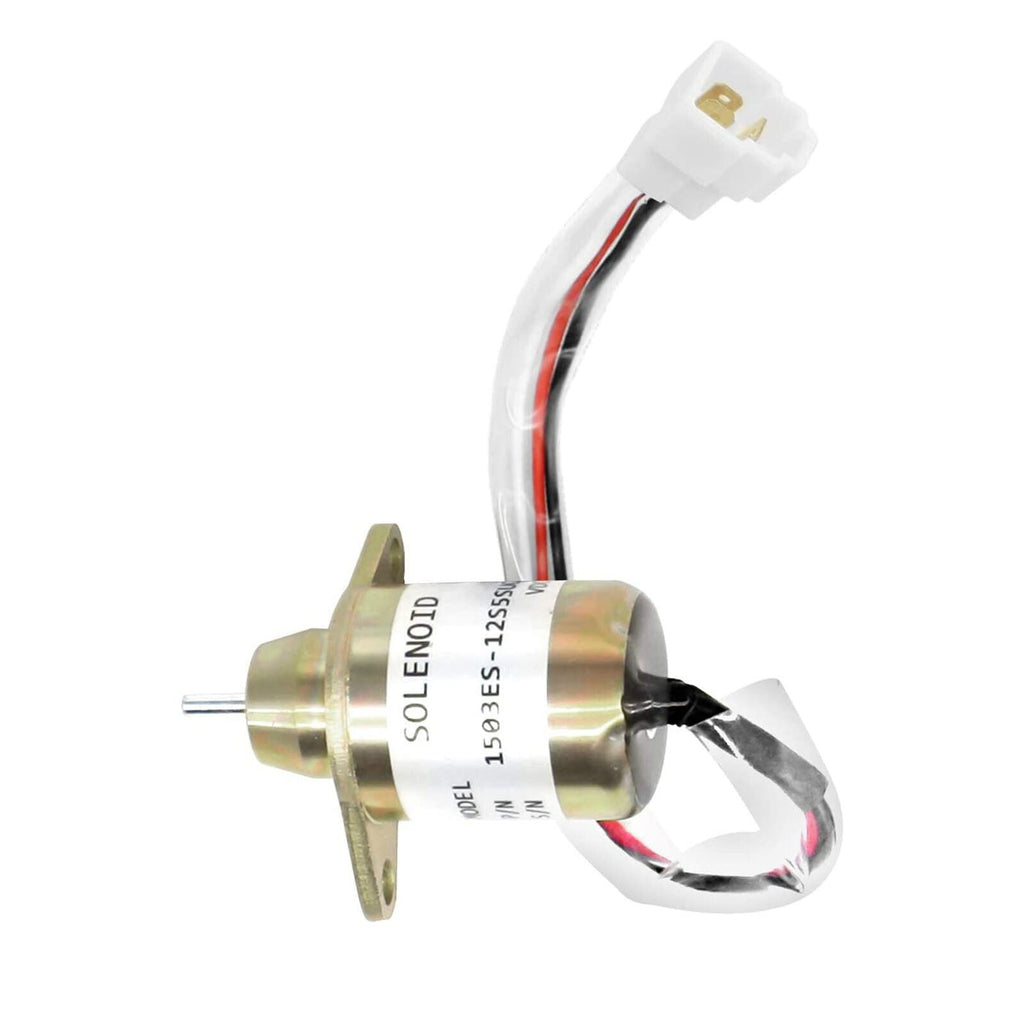12V Fuel Shut Off Stop Solenoid Valve 2503531 for Yanmar Cummins Excavator