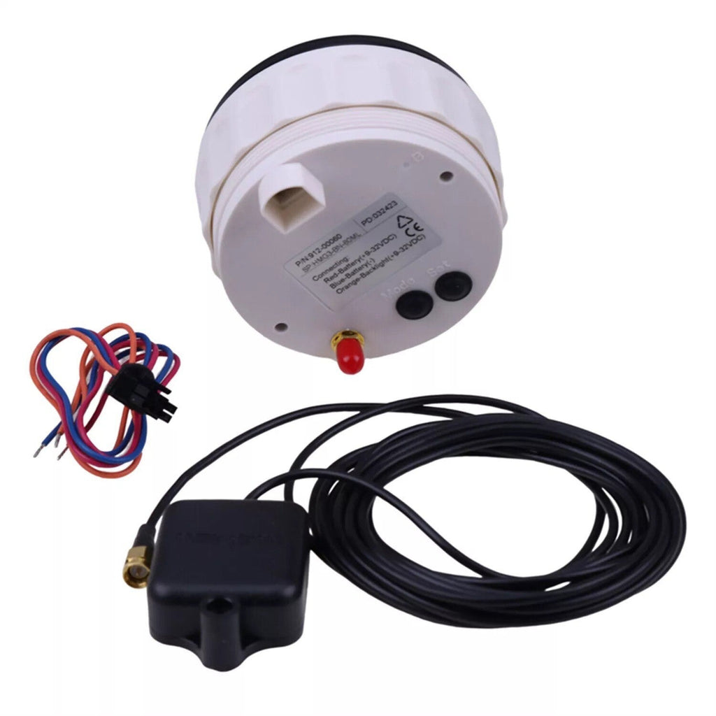 GPS Speedometer Odometer B07DY3MBJL 12V/24V 85mm 0-80MPH 0-120km/h for Eling