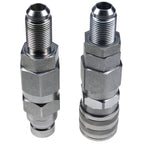 #10 JIC Thread 1/2" Hydraulic Quick Connect Coupler Set for GEHL 4635 4640 4835