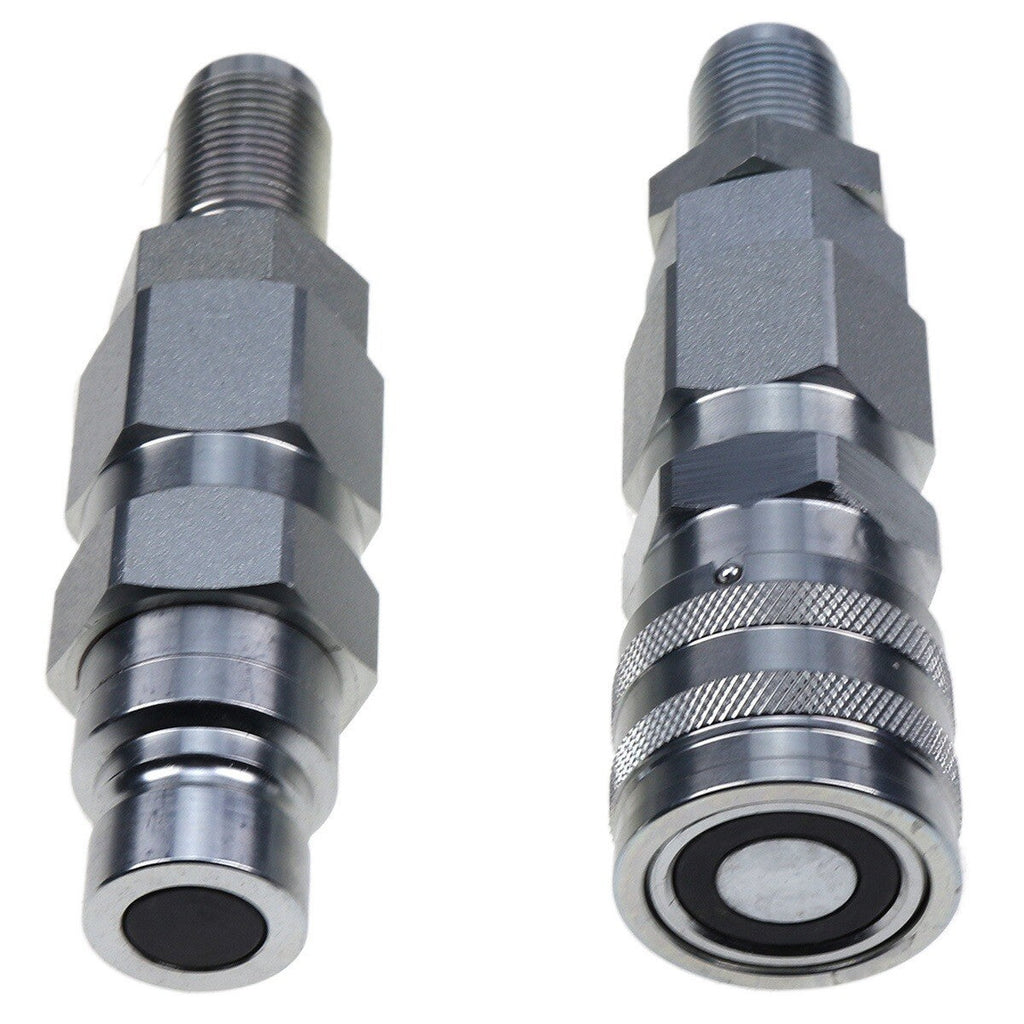 #10 JIC Thread 1/2" Hydraulic Quick Connect Coupler Set for GEHL 4635 4640 4835