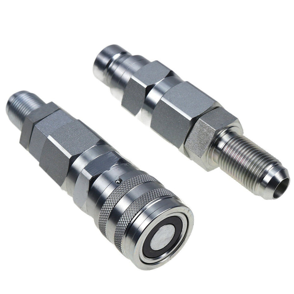 #10 JIC Thread 1/2" Hydraulic Quick Connect Coupler Set for GEHL 4635 4640 4835