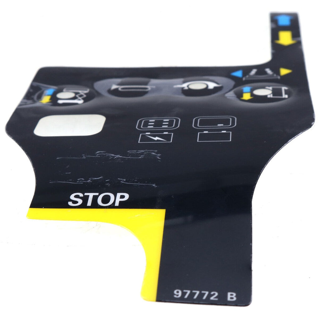 3X Control Box Overlay Decal 97772GT for Genie GR-12 GR-15 GR-20 GS-1530 GS-1930