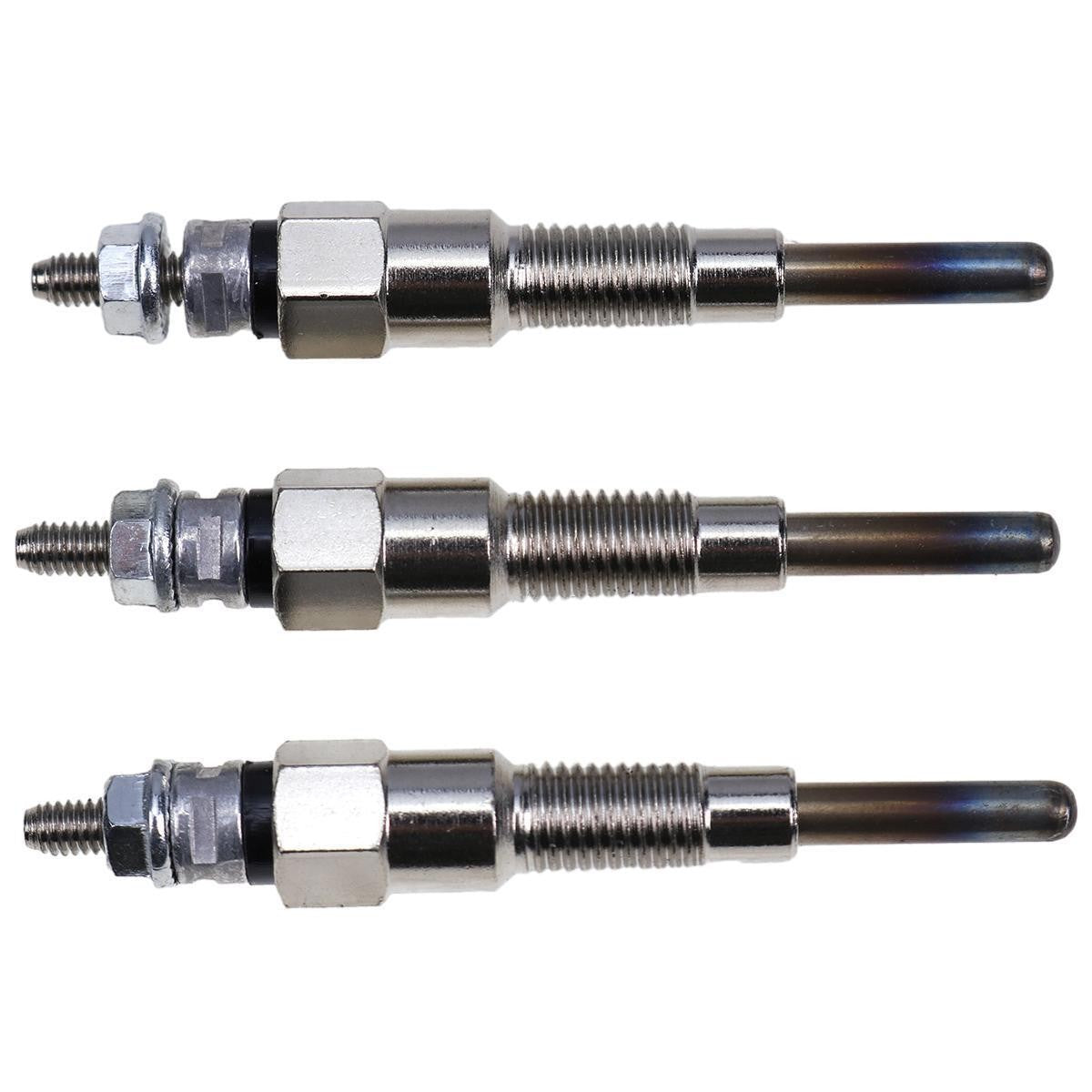 3X Glow Plug 6670470 6599047 for Kubota D722 D902 D1005 Bobcat S100 MT50 MT52