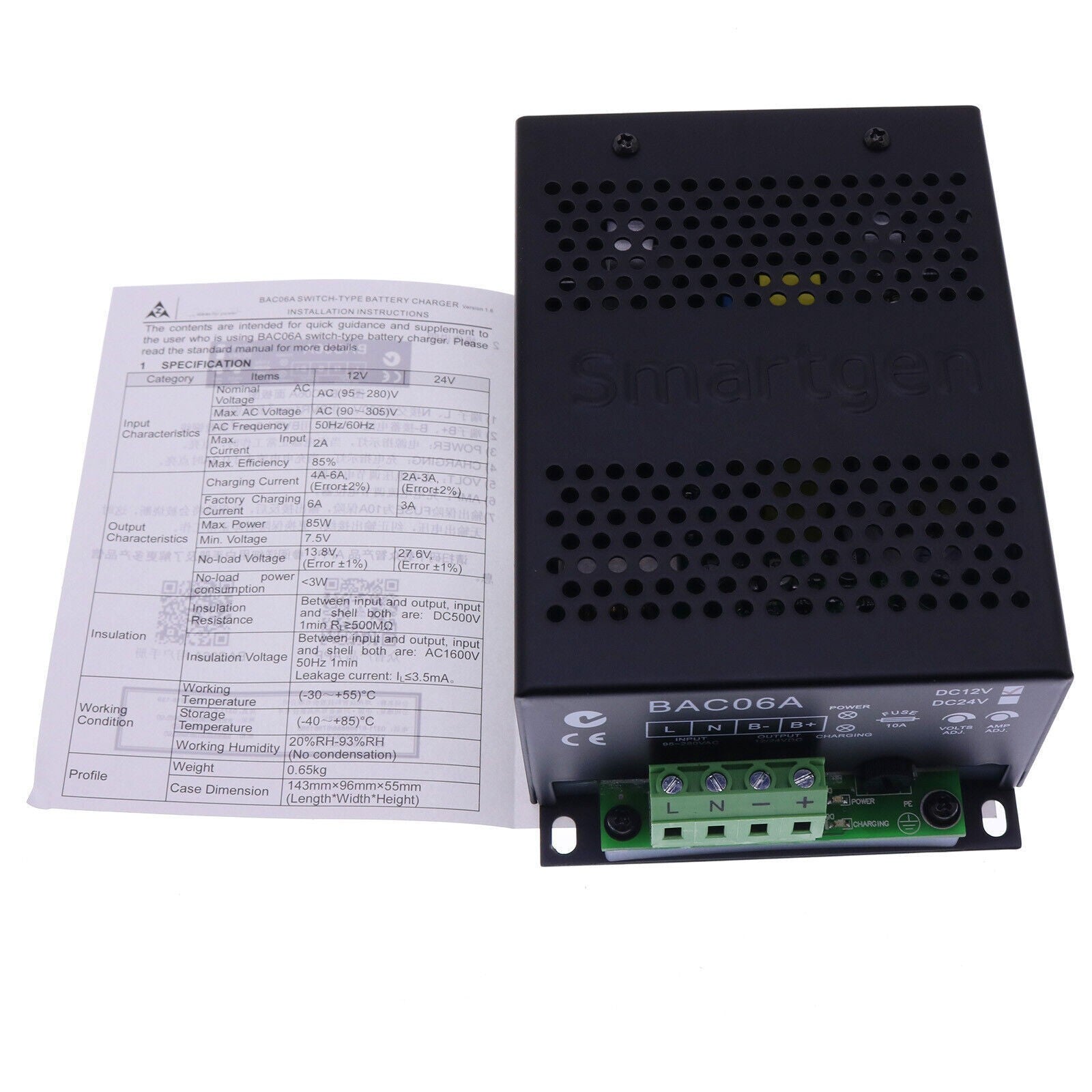 BAC06A Battery Charger Controller for Samartgen Generator