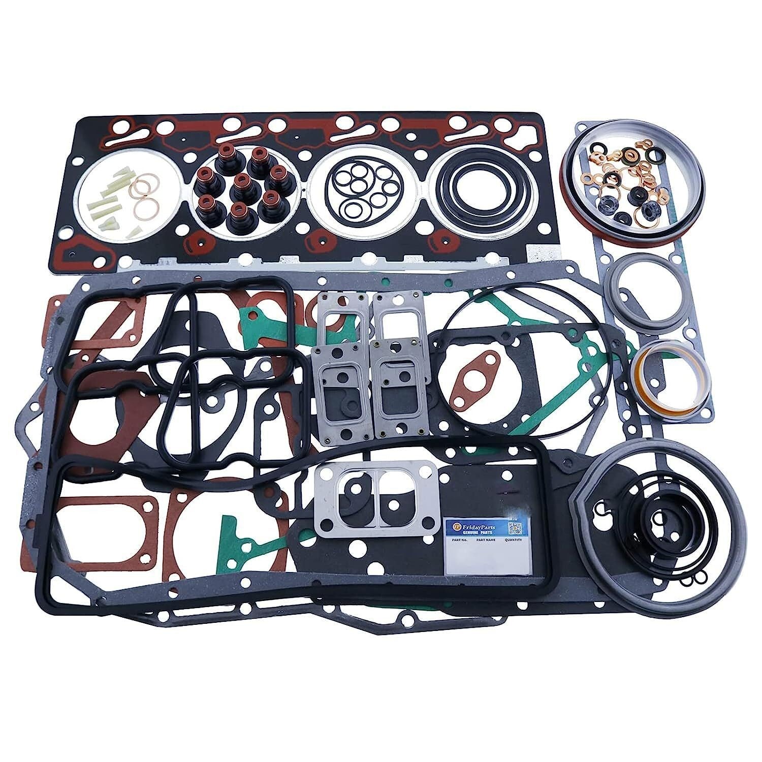 Upper & Lower Full Gasket Set 3804896 3802375 for Cummins 4B 4BT 4BTA Engine