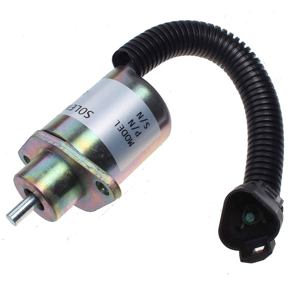 12V Fuel Shutoff Solenoid 2848A278 for Perkins CAT 246 Skid Steer UB704 Engine