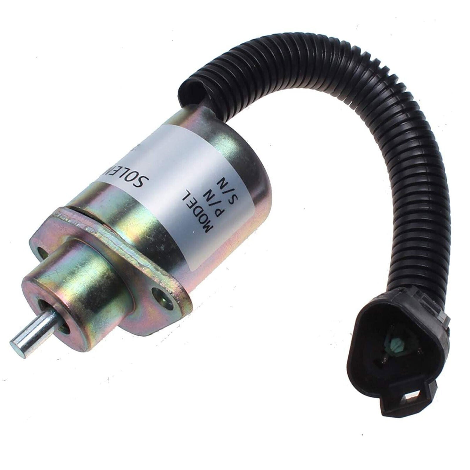 12V Fuel Shutoff Solenoid 2848A278 for Perkins CAT 246 Skid Steer UB704 Engine