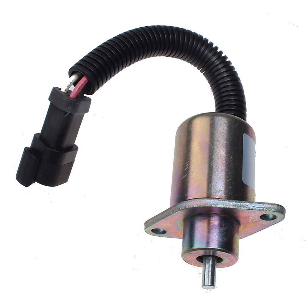 12V Fuel Shutoff Solenoid 2848A278 for Perkins CAT 246 Skid Steer UB704 Engine