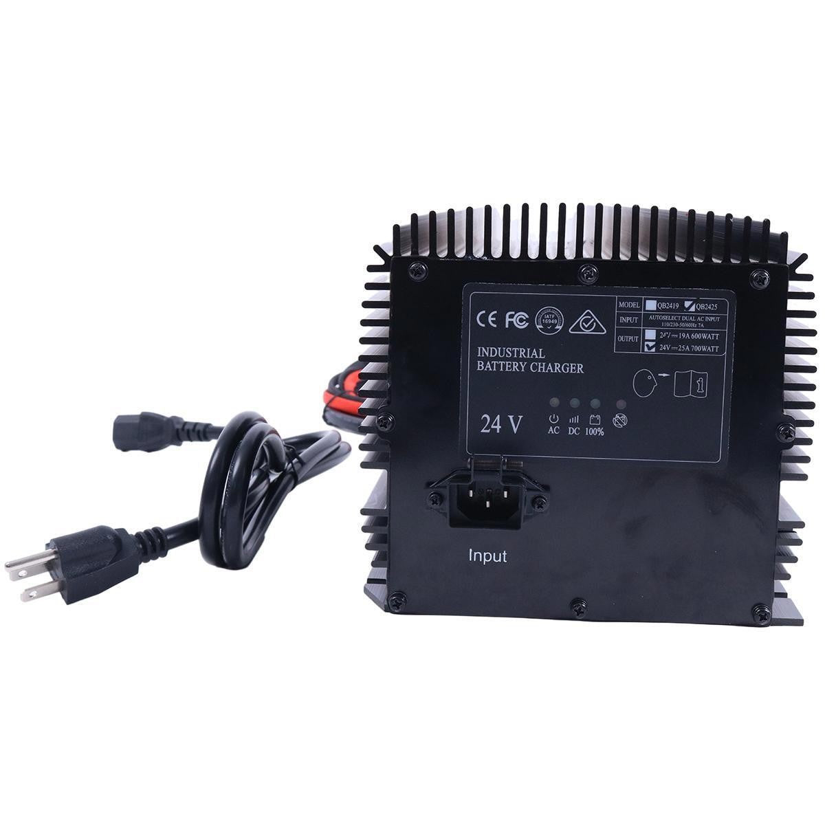 24V 25A Battery Charger for Genie QS-12W QS-12R QS-15W QS-15R QS-20W QS-20R