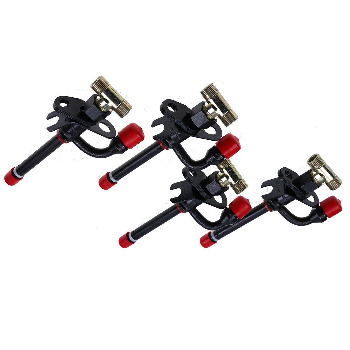 4 Pcs Fuel Injector RE36939 RE38087 for John Deere 300D 310C 310D 315C 315D 344E