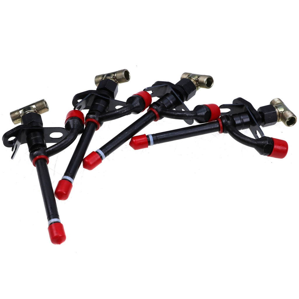 4 Pcs Fuel Injector RE36939 RE38087 for John Deere 300D 310C 310D 315C 315D 344E