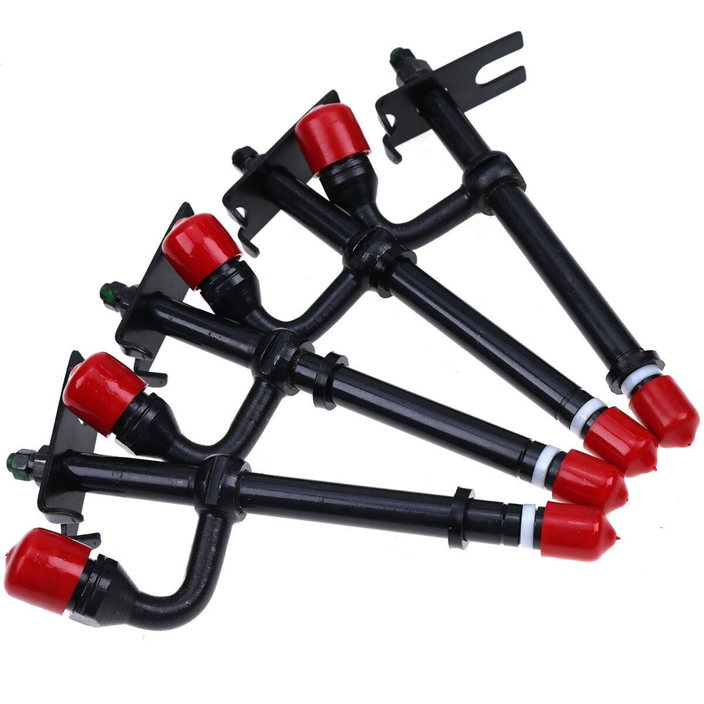 4Pcs Fuel Injector AR89564 SE500822 for John Deere 401D 455D 310A 310B 610B 210C