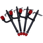 4Pcs Fuel Injector AR89564 SE500822 for John Deere 401D 455D 310A 310B 610B 210C