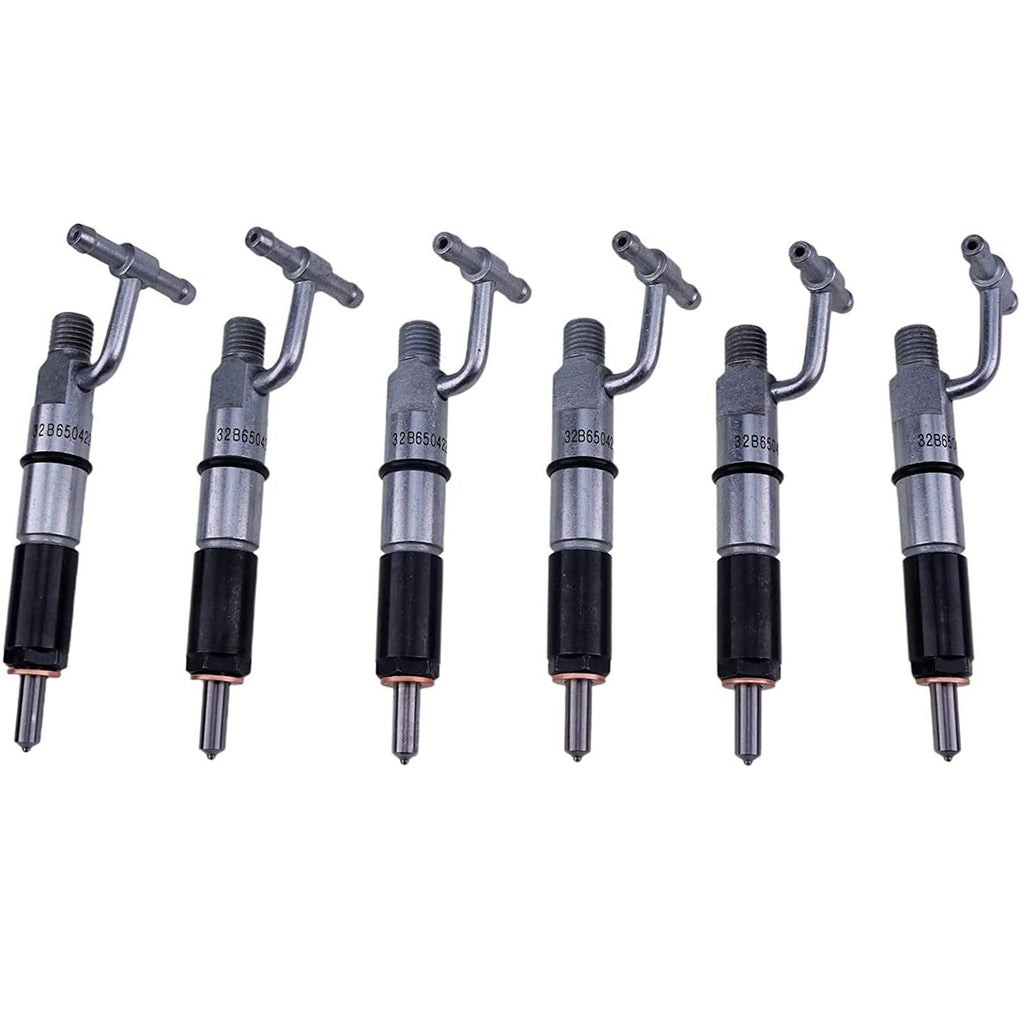 6PCS Fuel Injector 128-3293 for Caterpillar Engine 3046 Excavator 315 315B
