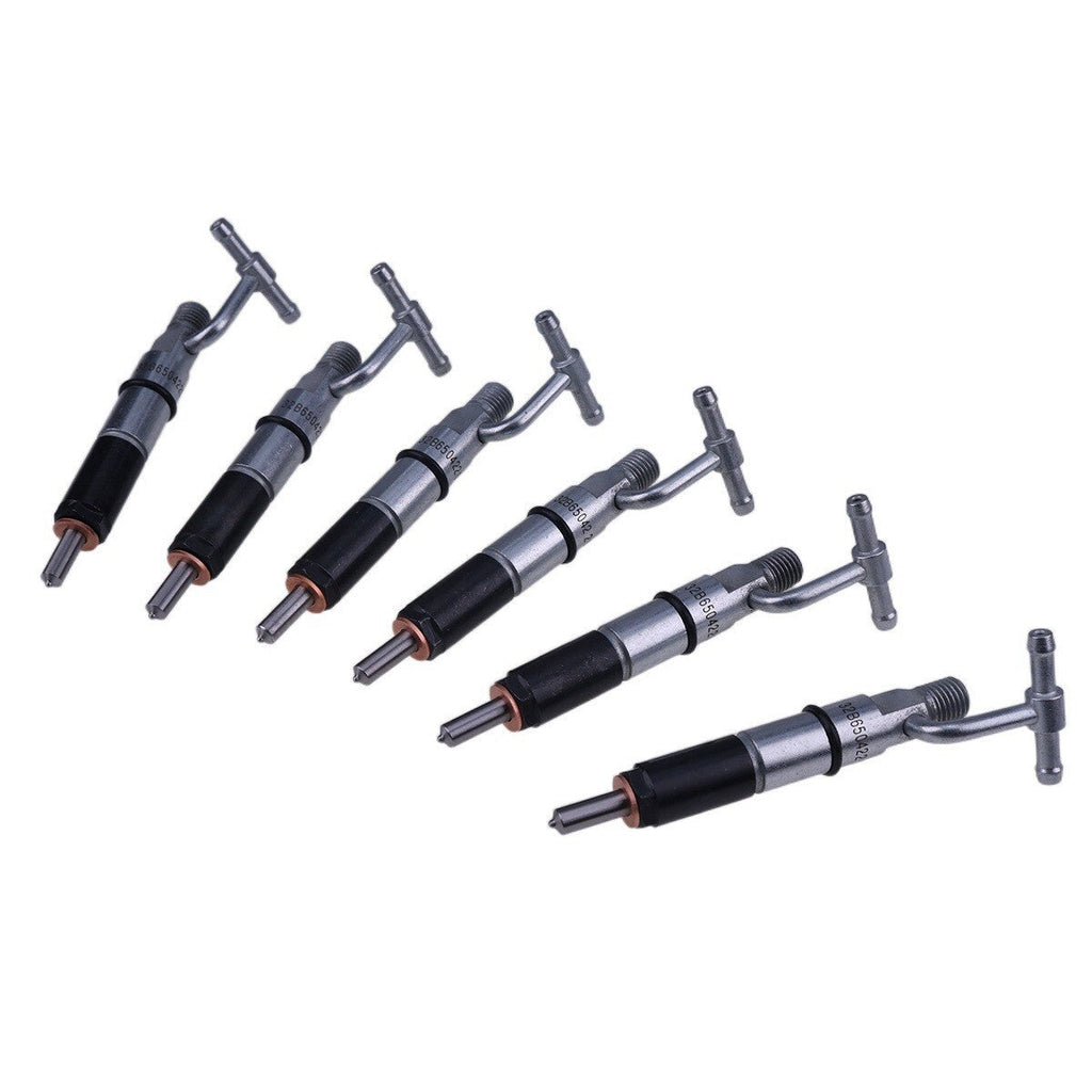 6PCS Fuel Injector 128-3293 for Caterpillar Engine 3046 Excavator 315 315B