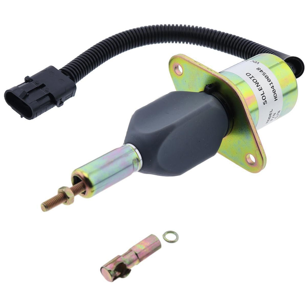 12V Stop Solenoid 3928160 SA-4293-12 for Cummins 6C8.3 ISC8.3 ISL9 QSC8.3 QSL9