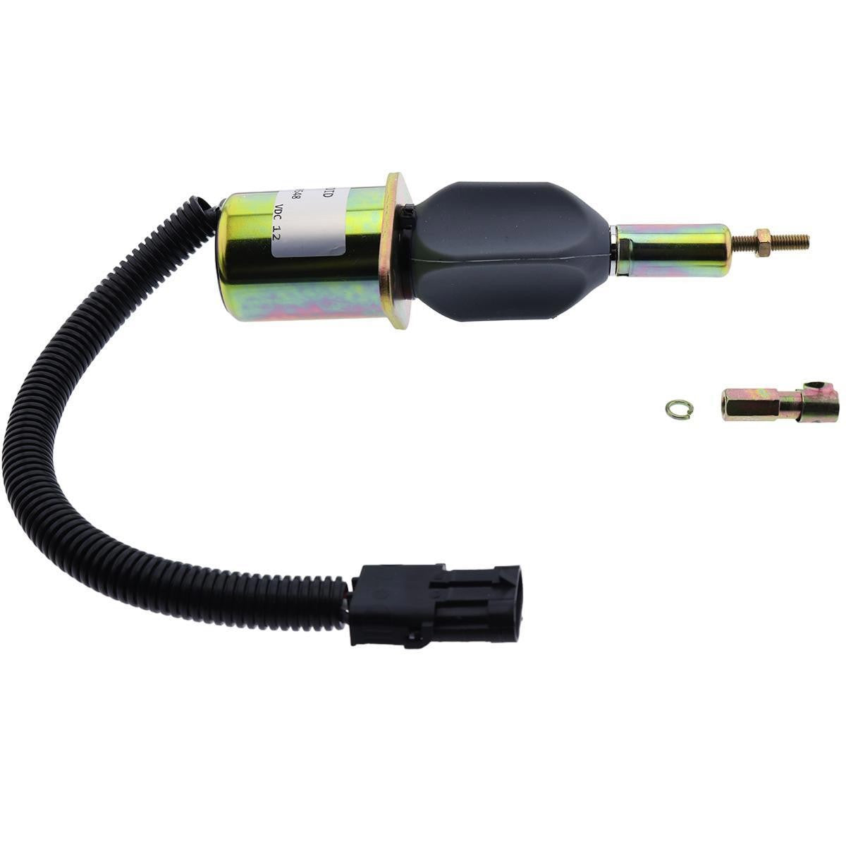 12V Stop Solenoid 3928160 SA-4293-12 for Cummins 6C8.3 ISC8.3 ISL9 QSC8.3 QSL9