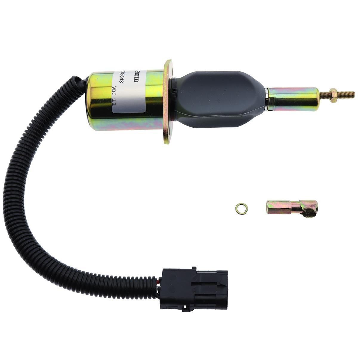 12V Stop Solenoid 3928160 SA-4293-12 for Cummins 6C8.3 ISC8.3 ISL9 QSC8.3 QSL9