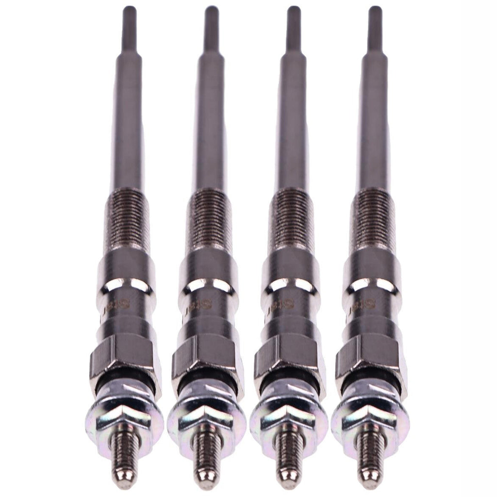 4Pcs Glow Plug 1J705-65510 for Kubota V2607 KX057-4 KX057-5 U55-4 U55-5