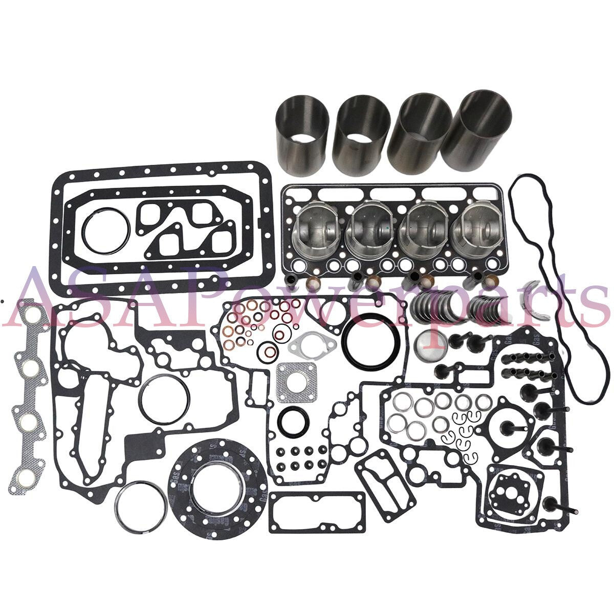 Overhaul Rebuild Kit for Kubota Engine V1902 V1902B Excavator KH20 KH151 KH101
