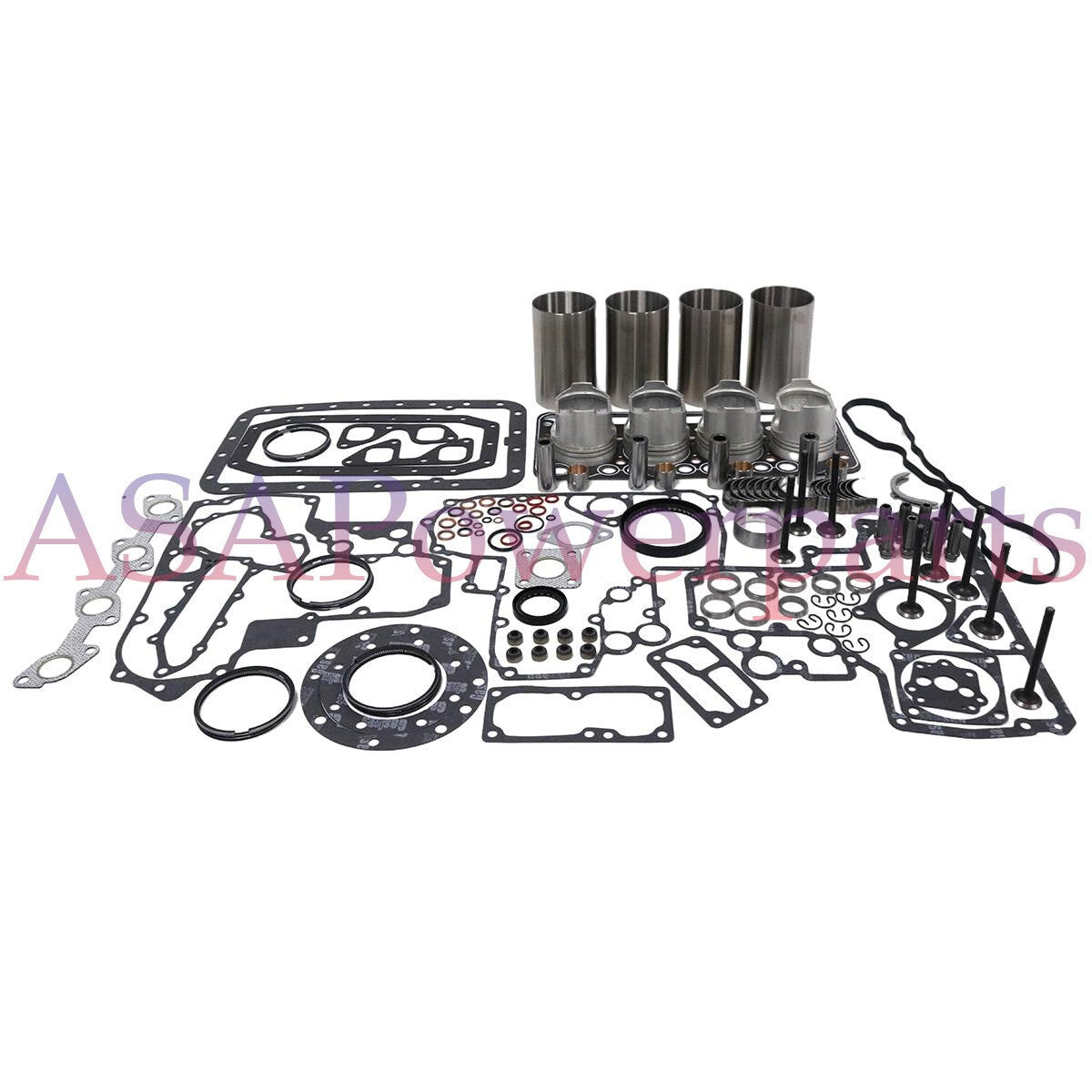 Overhaul Rebuild Kit for Kubota Engine V1902 V1902B Excavator KH20 KH151 KH101