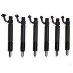 6PCS Fuel Injector w/Cap 631571C91 675967C91 for Case DT-414 D-436 D-414 DT-436