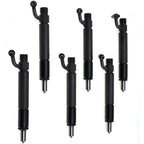 6PCS Fuel Injector w/Cap 631571C91 675967C91 for Case DT-414 D-436 D-414 DT-436