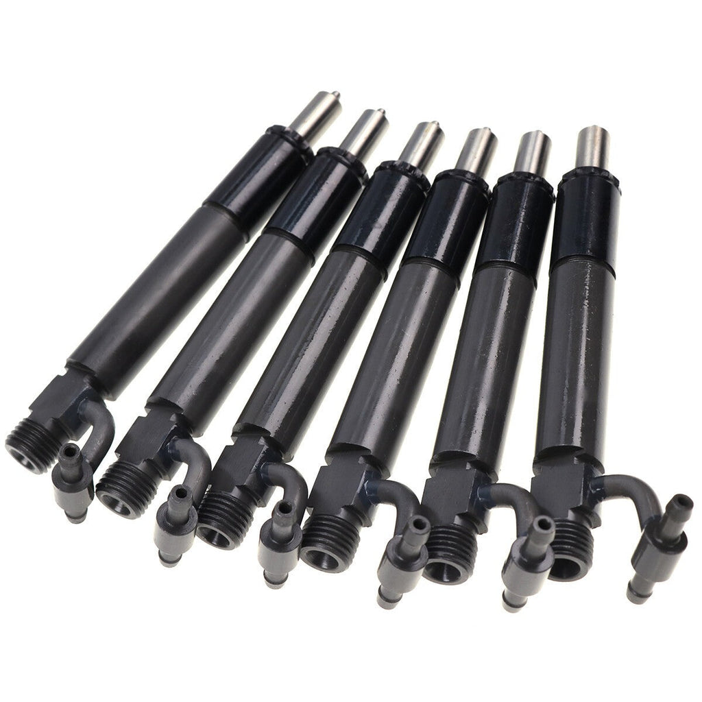 6PCS Fuel Injector w/Cap 631571C91 675967C91 for Case DT-414 D-436 D-414 DT-436