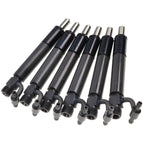 6PCS Fuel Injector w/Cap 631571C91 675967C91 for Case DT-414 D-436 D-414 DT-436