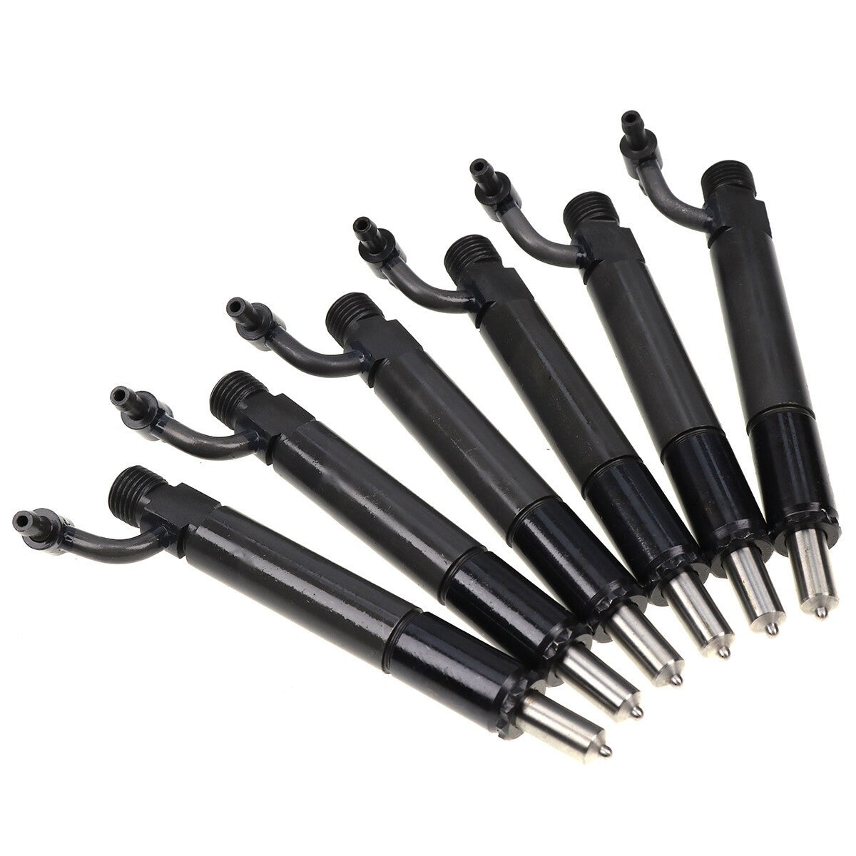 6PCS Fuel Injector w/Cap 631571C91 675967C91 for Case DT-414 D-436 D-414 DT-436