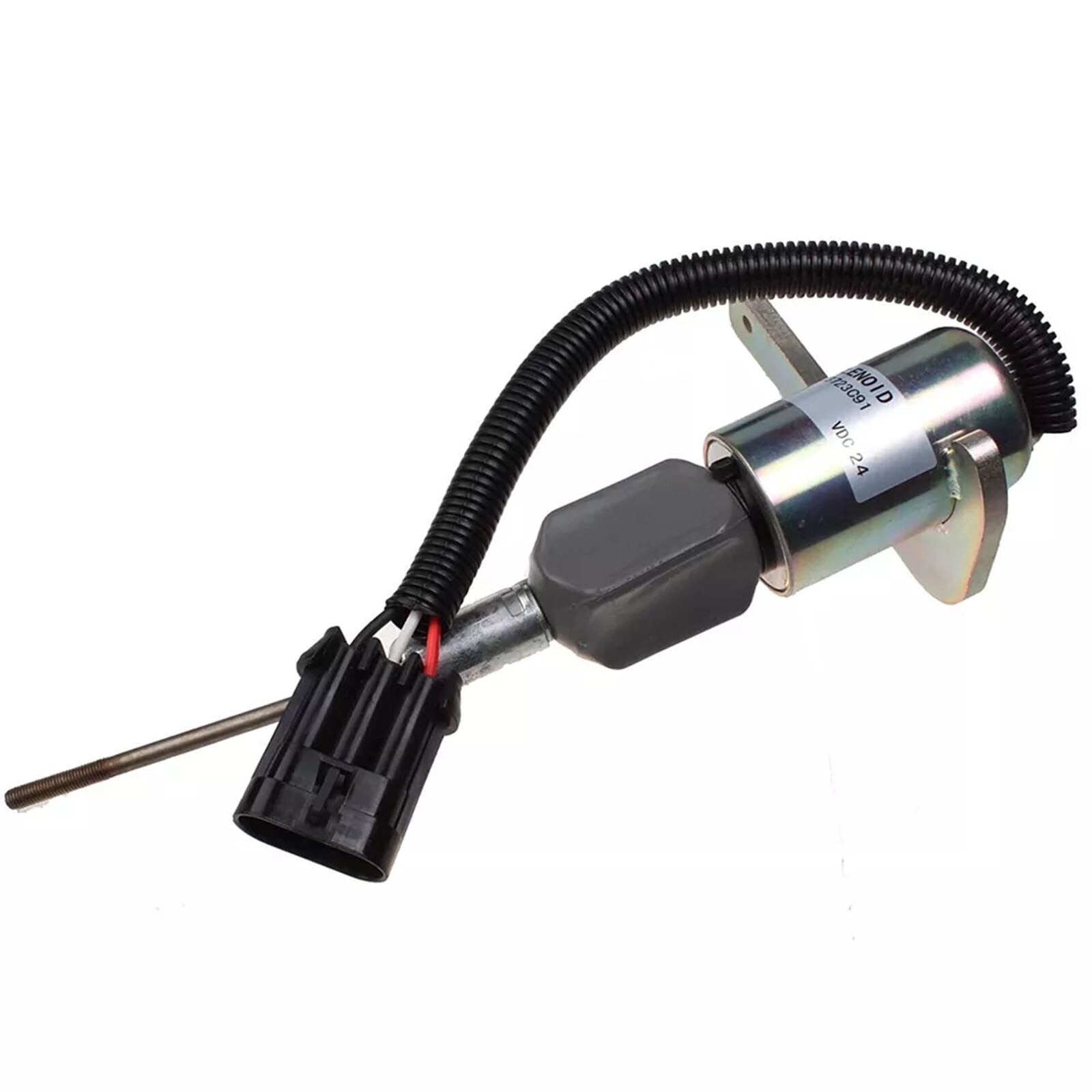 24V Fuel Stop Solenoid Valve 1823723C91 SA-4338-24 for Cummins DT466 DT466E