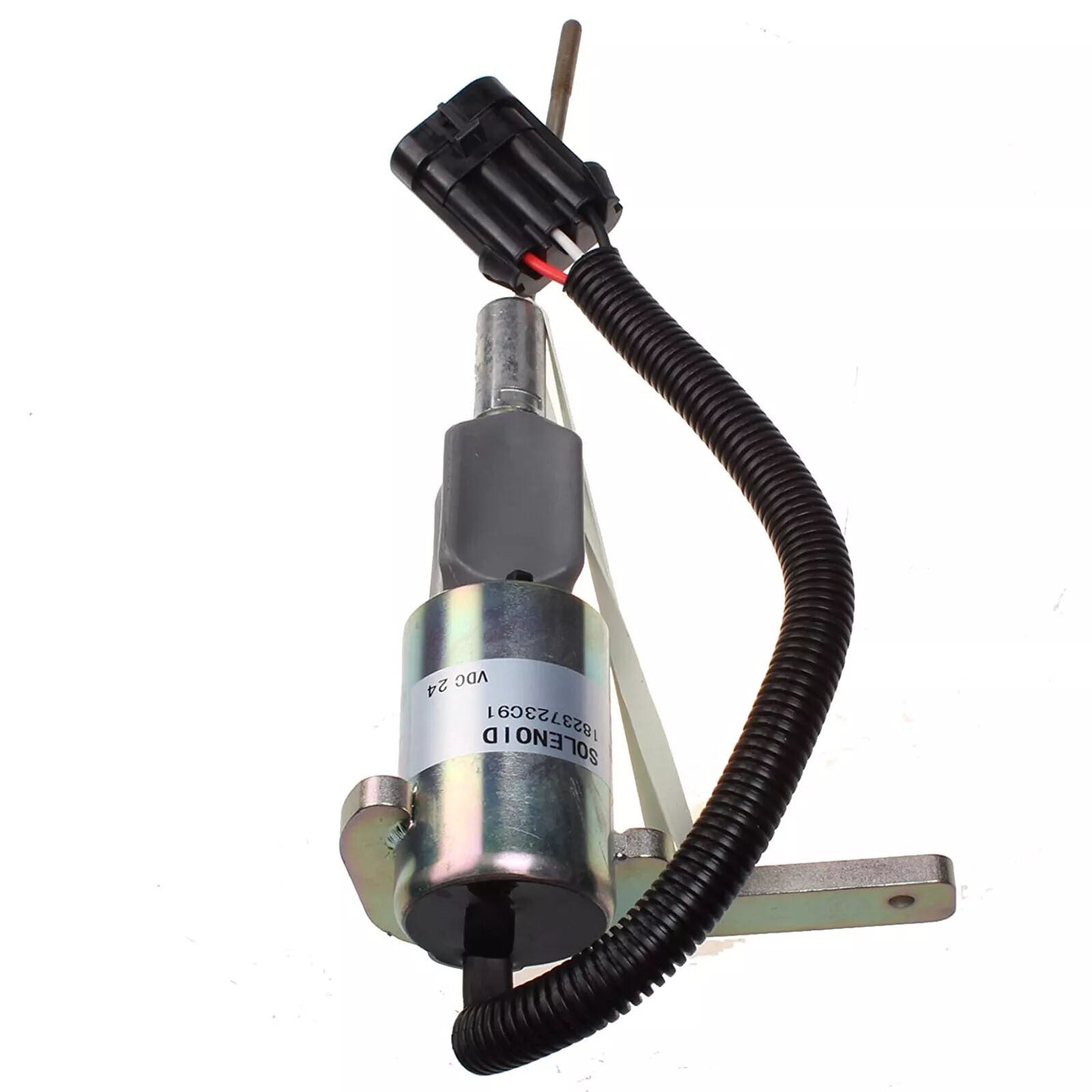24V Fuel Stop Solenoid Valve 1823723C91 SA-4338-24 for Cummins DT466 DT466E