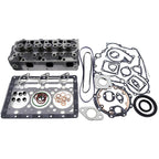 D1005 Engine Complete Cylinder Head w/Full Gasket Kit for Kubota B2100 B2301HSD
