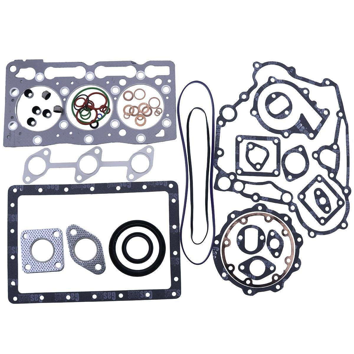 D1005 Engine Complete Cylinder Head w/Full Gasket Kit for Kubota B2100 B2301HSD
