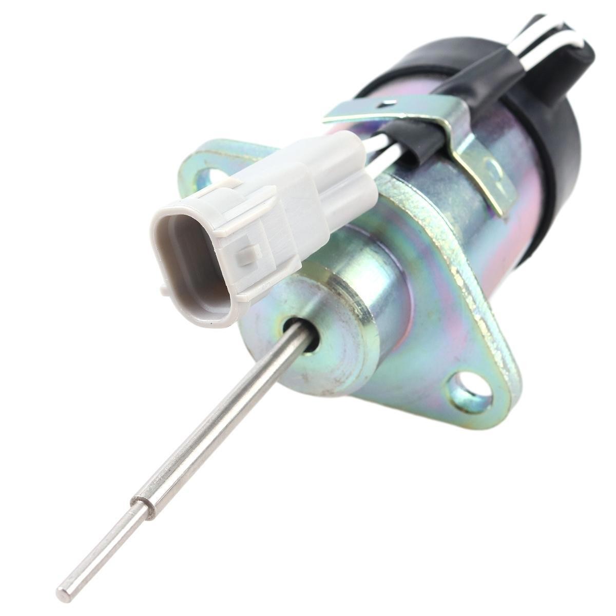 Fuel Stop Solenoid 1E411-60012 1E41160012 for Kubota D722 D902 Z482 Engine
