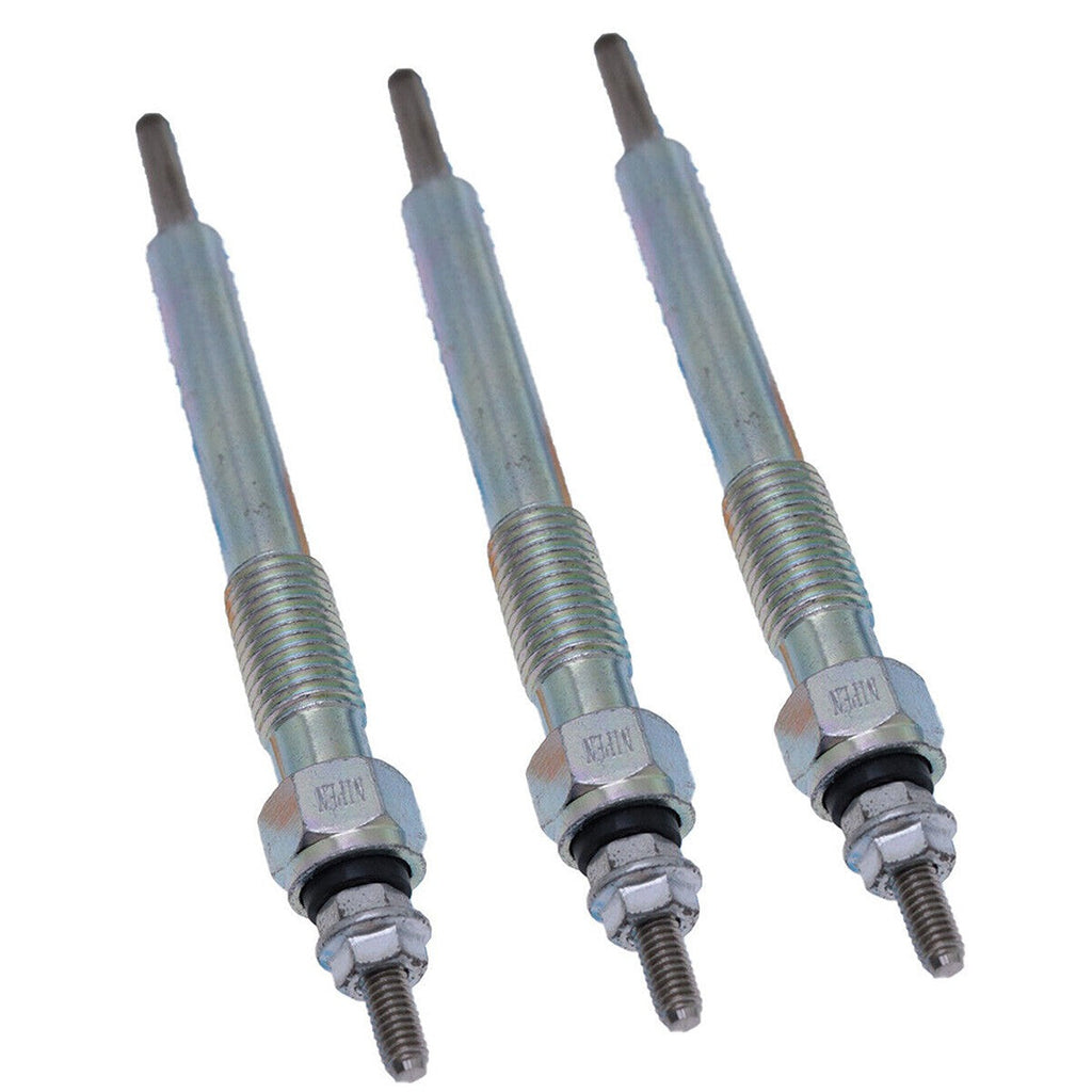 3 Pcs Glow Plug 129008-77800 for Yanmar Engine 3TNV88C 4TNV88C