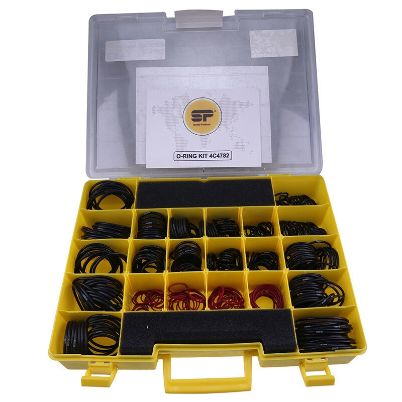 580PCS 4C-4782 4J-0523 Seal O-Ring Kit Nitrile 90 For CAT SAE STOR ORFS 61 62