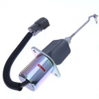 12V Stop Solenoid Valve 32A87-15100 for Mitsubishi ECOMAT Shovel S4S-Z1DT61ES