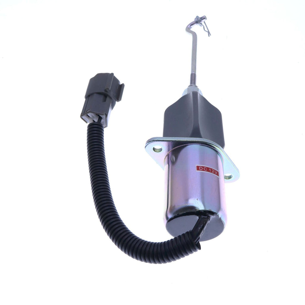 12V Stop Solenoid Valve 32A87-15100 for Mitsubishi ECOMAT Shovel S4S-Z1DT61ES