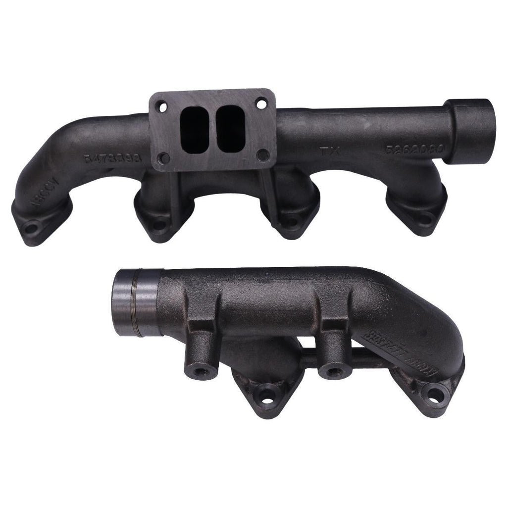 Manifold Long 3964070 + Short 3937477 for Cummins 8.3 8.9 8.3C QSC ISC ISL QSL