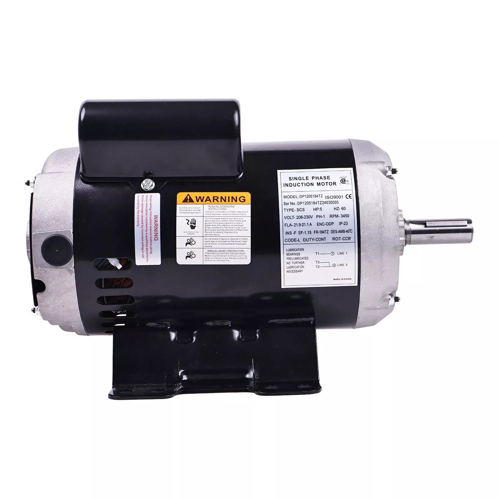 208/230V 21.9/21.1A Air Compressor Motor 23378805 54421193 for Ingersoll Rand