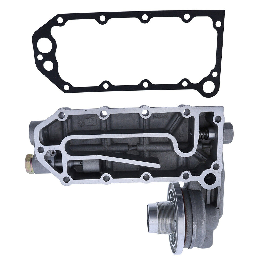 3922882 Oil Cooler Head for Hyundai Excavator R290LC3 Cummins Engine ISC 8.3