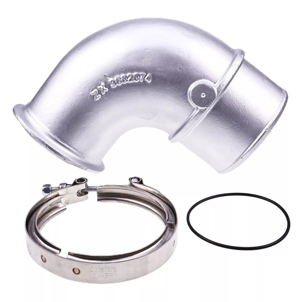 Elbow With Clamp And O-Ring 3682674 for Cummins Engine ISX