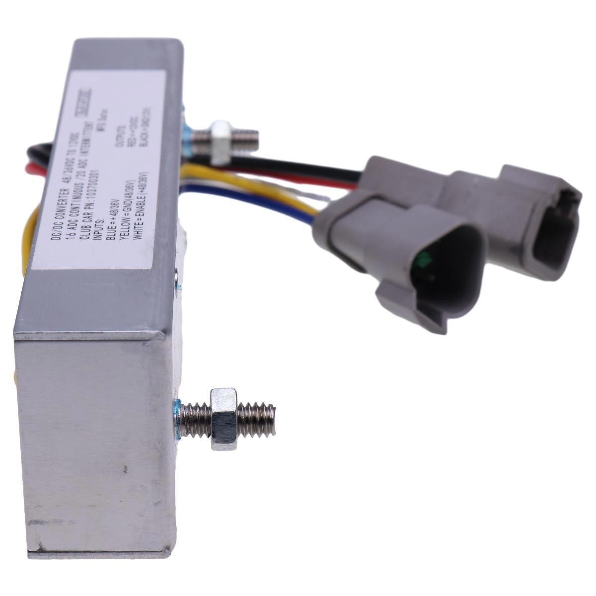 DC Converter 103700301 for Club Car Golf Cart DS Precedent Tempo