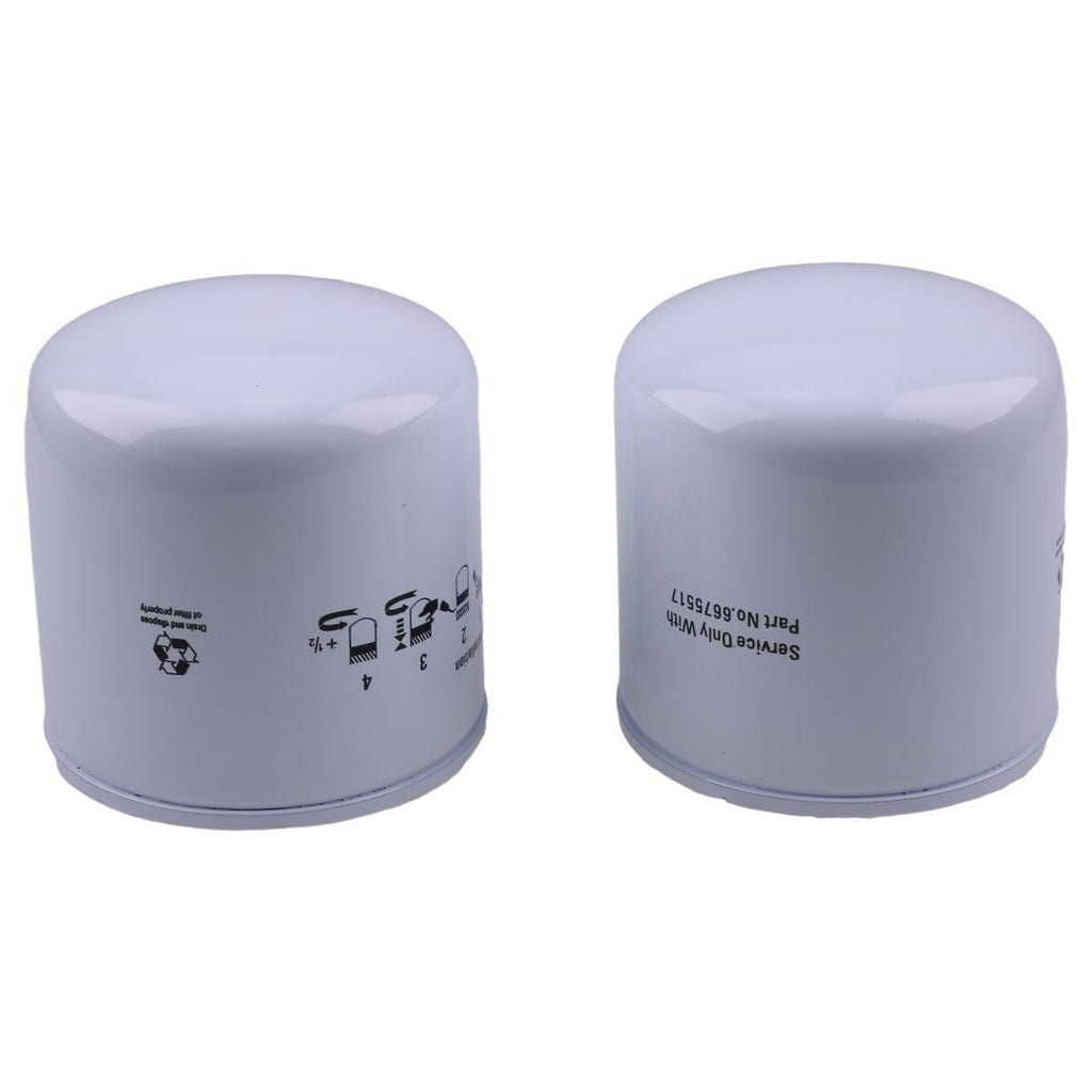 4X Oil Filter 6675517 for Bobcat B200 B250 B300 BL275 BL370 BL375 BL470 BL475